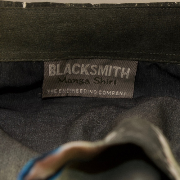 Vintage Japanese Manga Shirt Samurai 90s Button Up - Picture 7 of 8